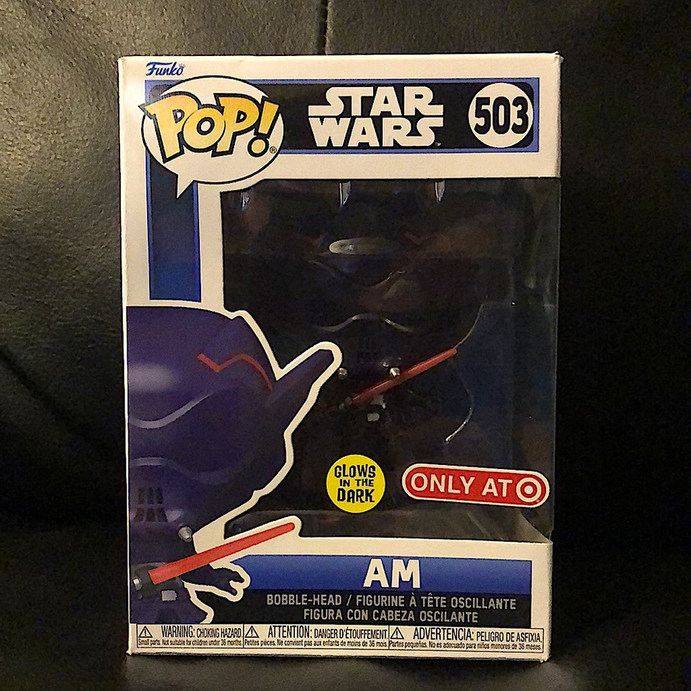 Star Wars AM POP FIGURE Glow in the dark LIMITED Only at Target